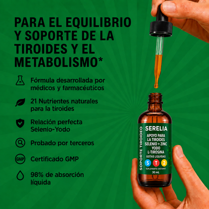 SERELIA ® — Gotas para el Apoyo de Tiroides